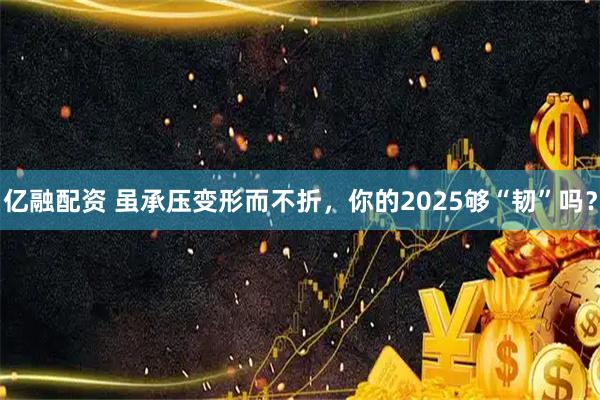 亿融配资 虽承压变形而不折，你的2025够“韧”吗？