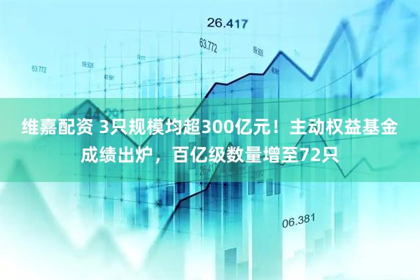 维嘉配资 3只规模均超300亿元！主动权益基金成绩出炉，百亿级数量增至72只